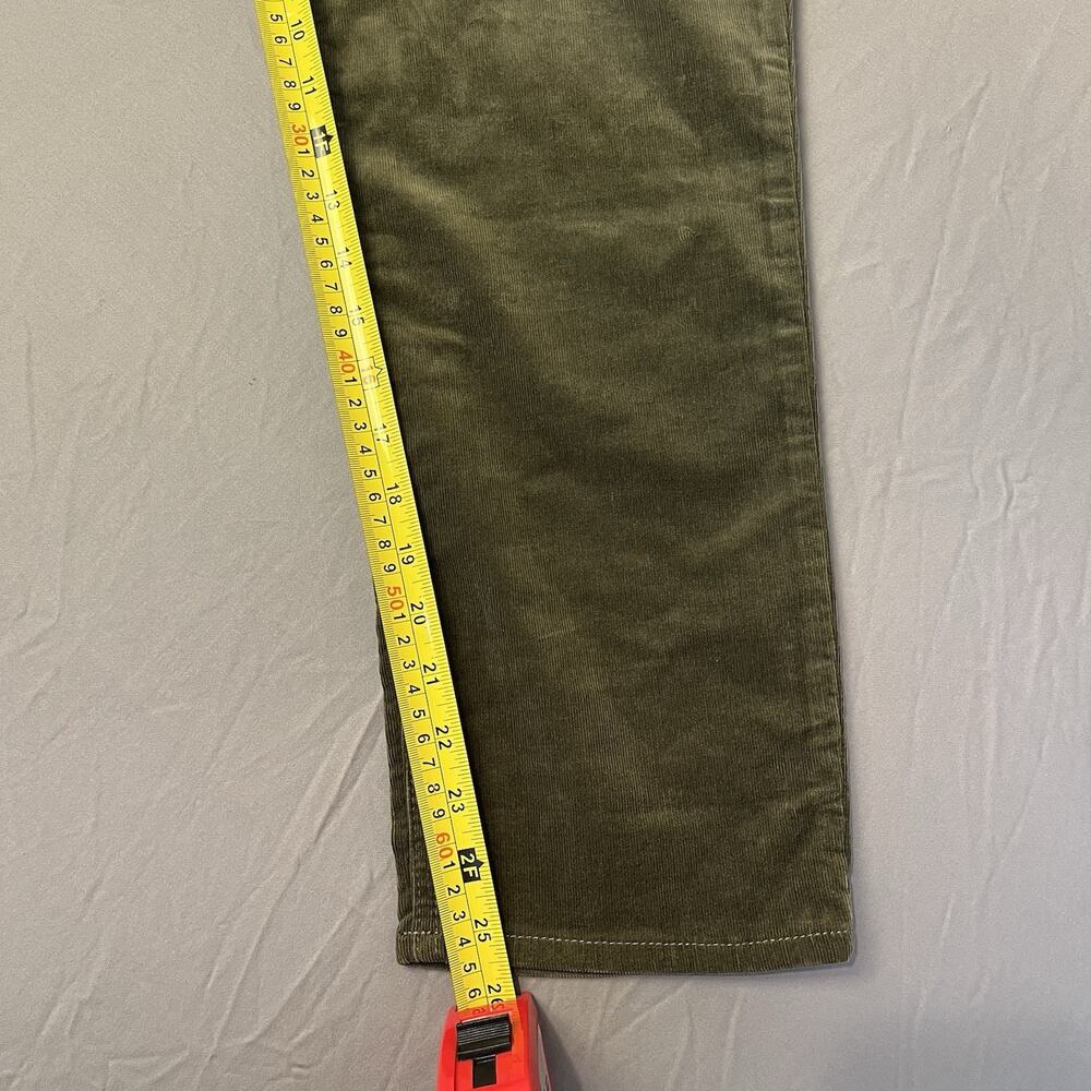 Kut from the Kloth 12P Rachael Fab Ab Mom Jean Corduroy Pants Moss High Rise - Picture 14 of 16